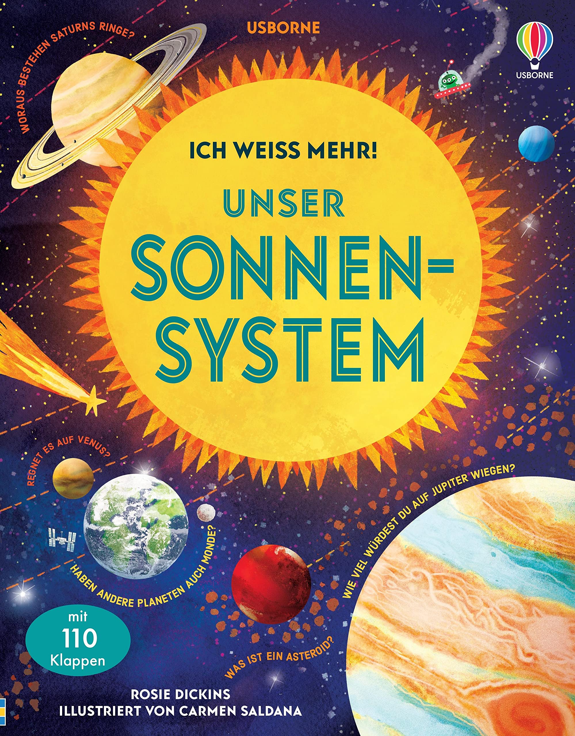 Ich weiß mehr! Unser Sonnensystem: unter 110 Klappen die Geheimnisse des Weltraums entdecken – ab 6 Jahren