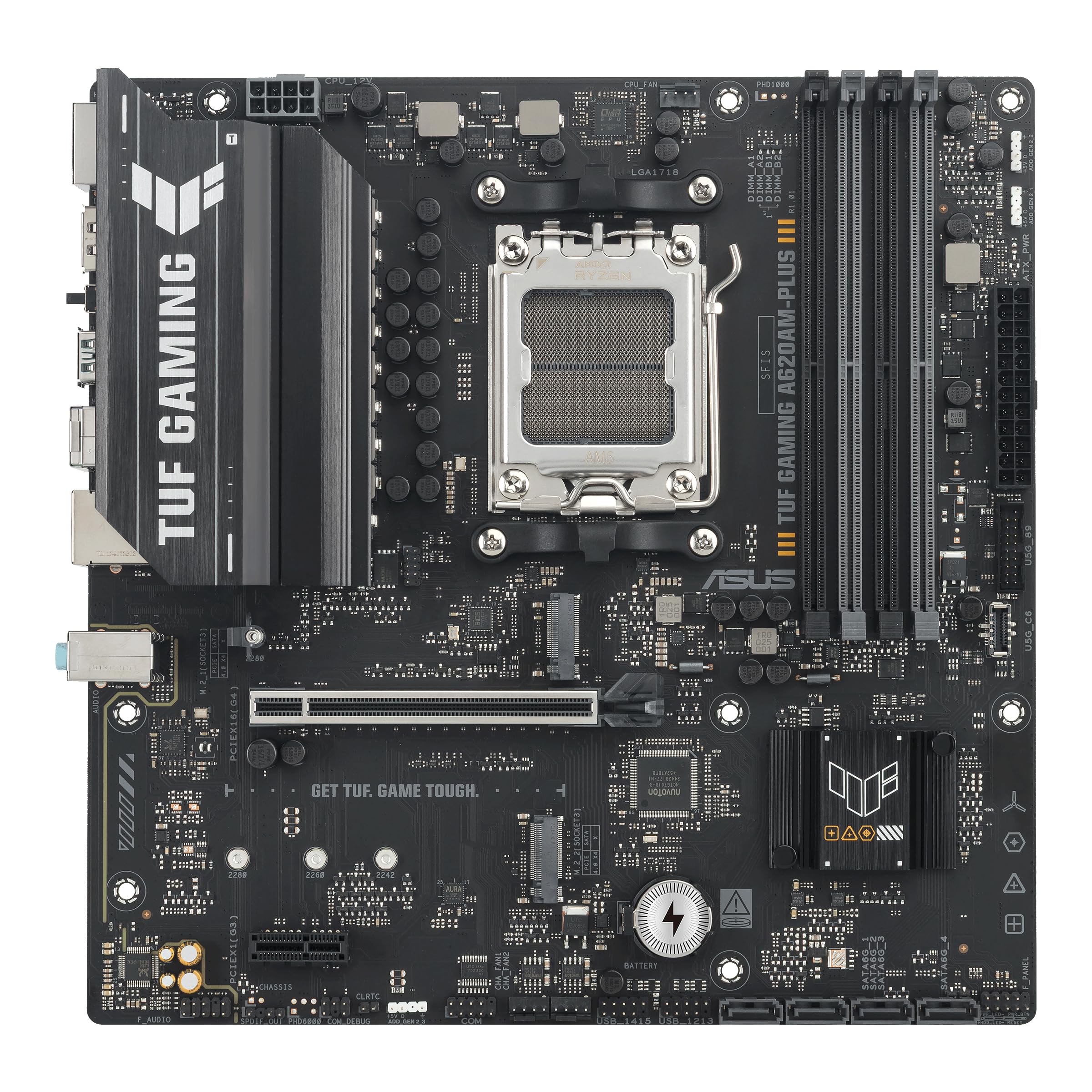 ASUS PRIME A620AM-A-CSM AMD A620A AM5 DDR5 7600 DP HDMI VGA Çift M2 USB3.2 AURA RGB mATX 8+2+1 Güç Aşamaları, Ücretsiz Uzaktan Yönetim Yazılımı, ASUS 5X PROTECTION III