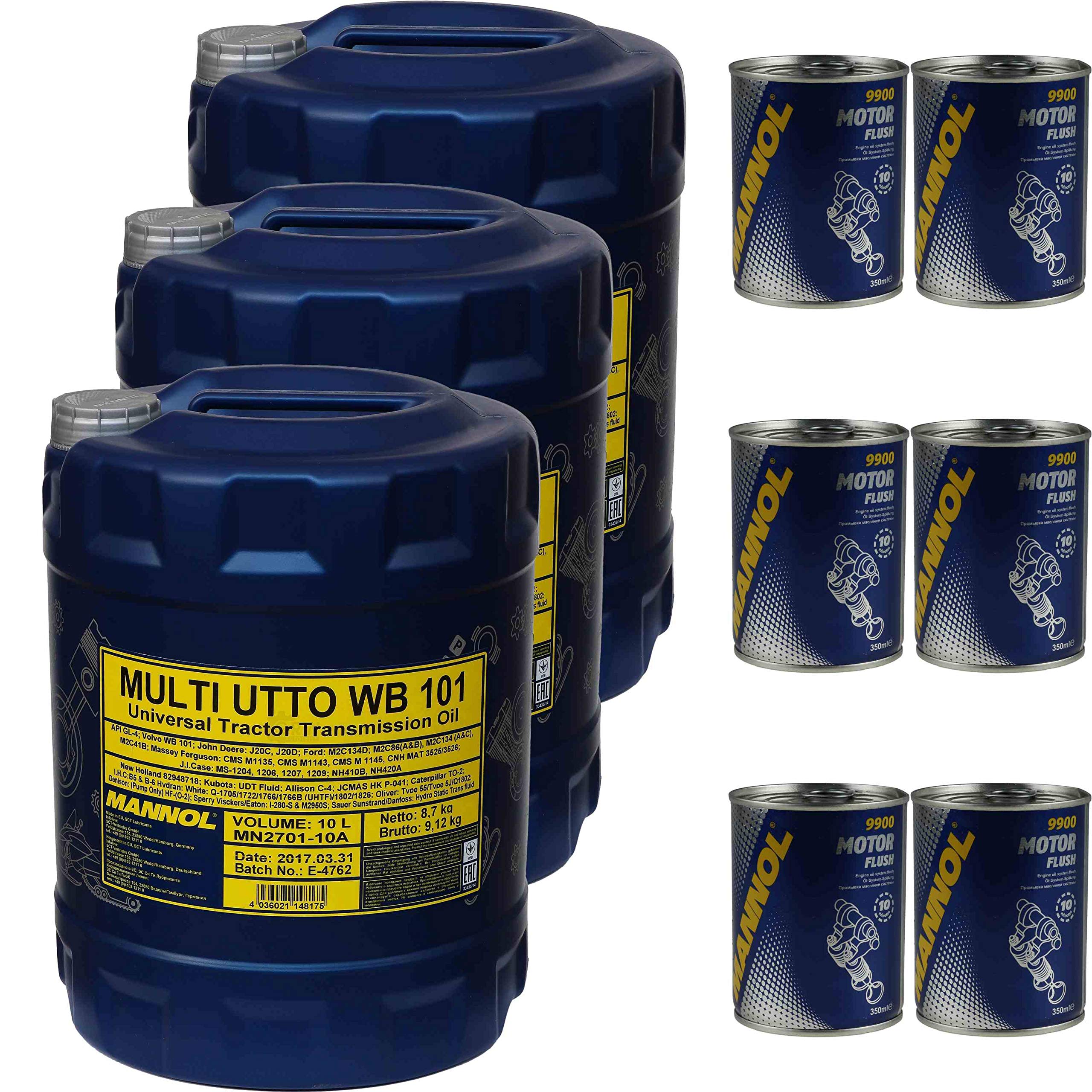 MANNOL Multi UTTO WB 101 API GL-4 Huile moteur 6 x 30 l