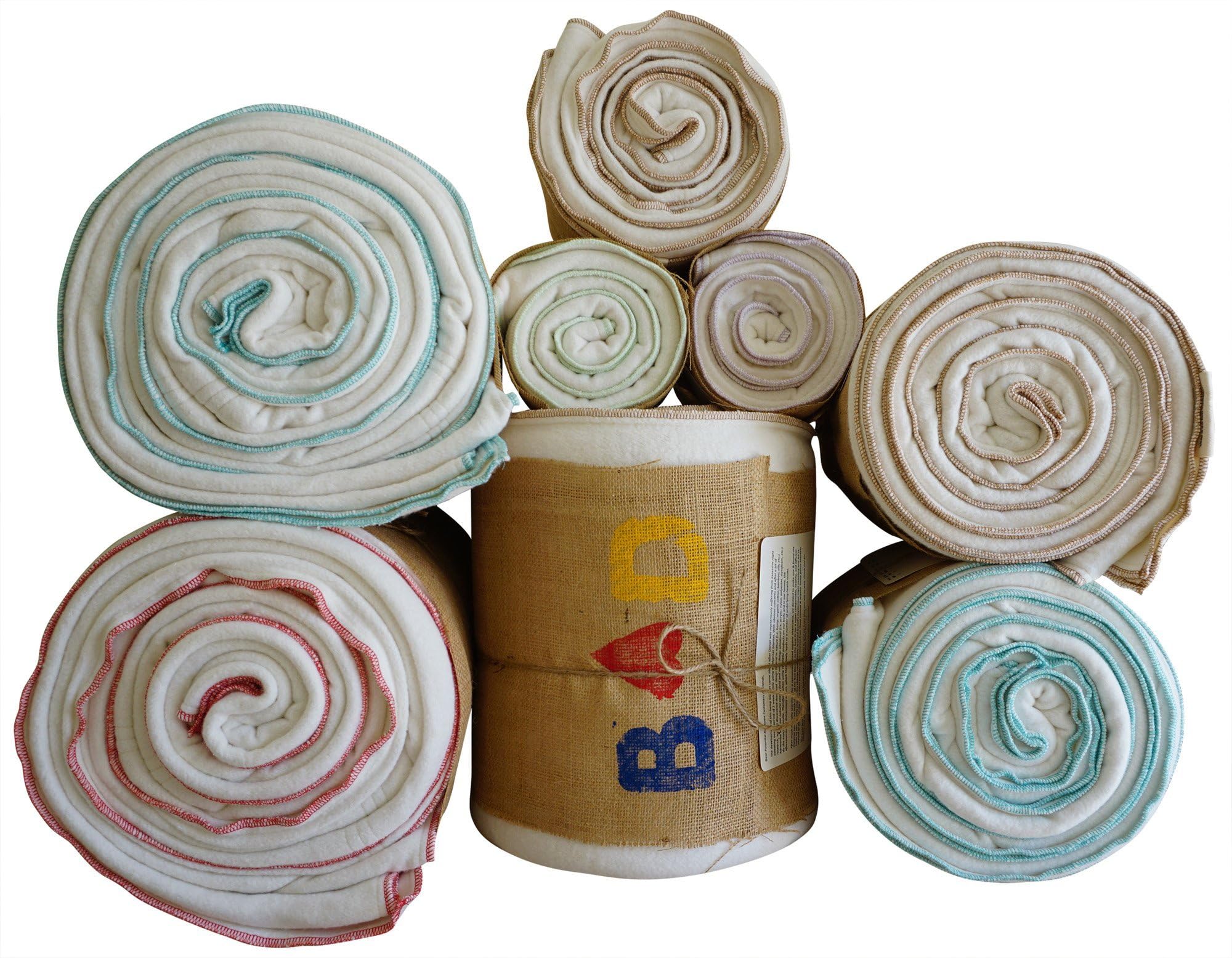 Organic Hemp Fleece Blankets (Throw, Granola Tan)