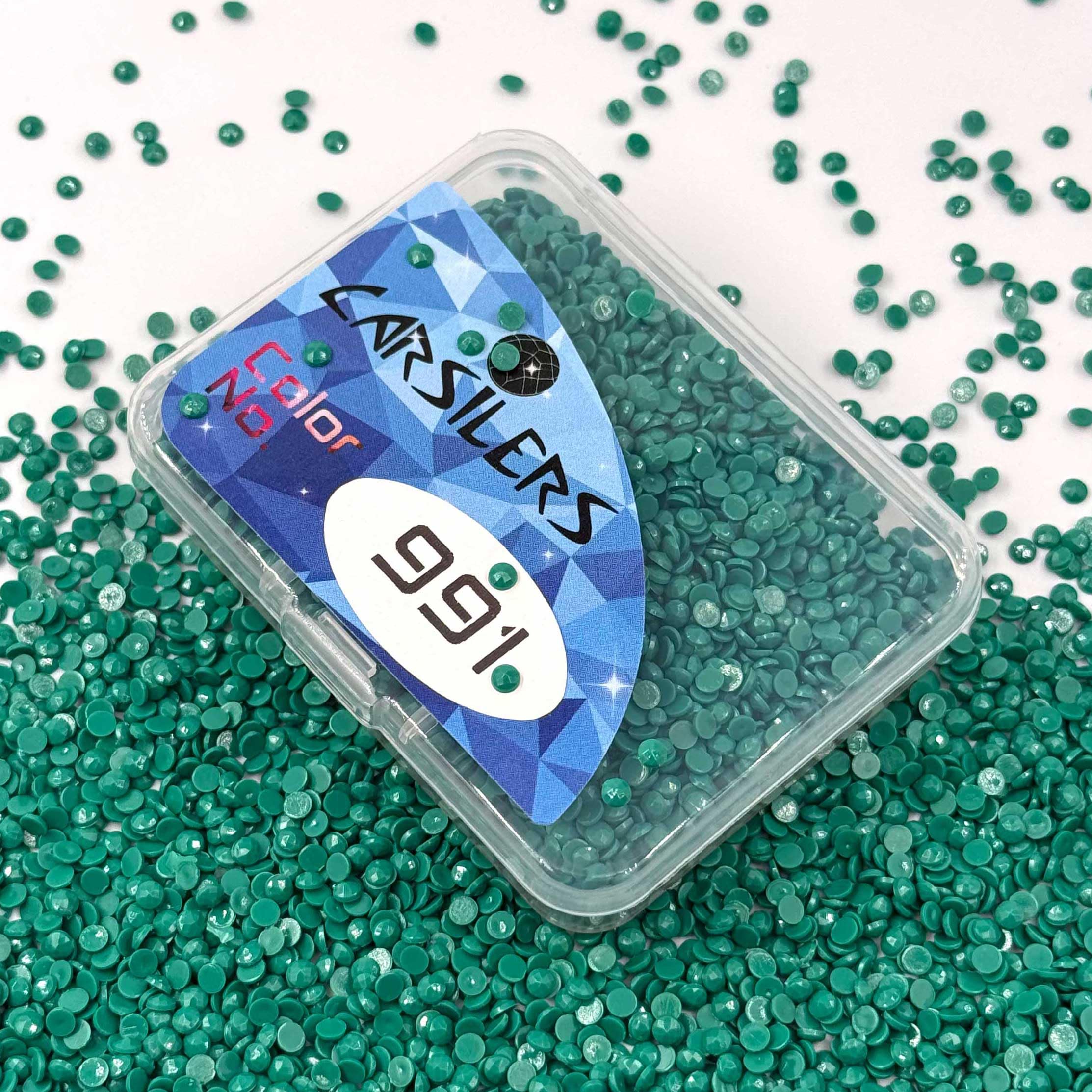 Carsilers Diamond Painting Beads 991,Diamonds Painting Accessories Replacement for Missing Drills,Diamond Beads Replacement Drills Gems Stones,Round,About 3500pcs — image 1