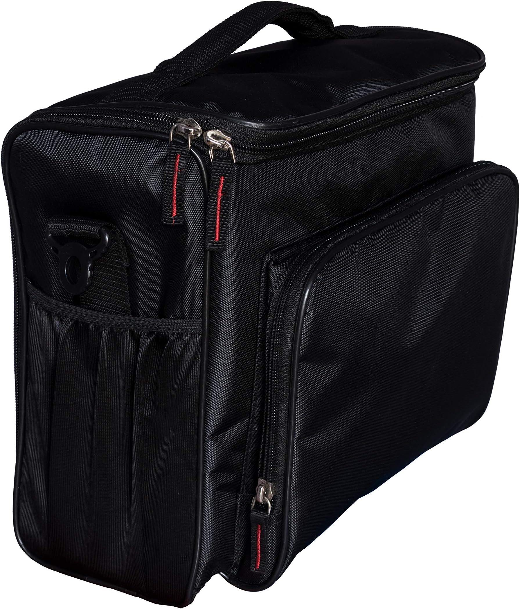 Professional Portable Laptop Projector Travel Bag and Carrying Case Soft with Detachable Shoulder Strap (Black, Size: Large, 32 x 15 x 29 cm)