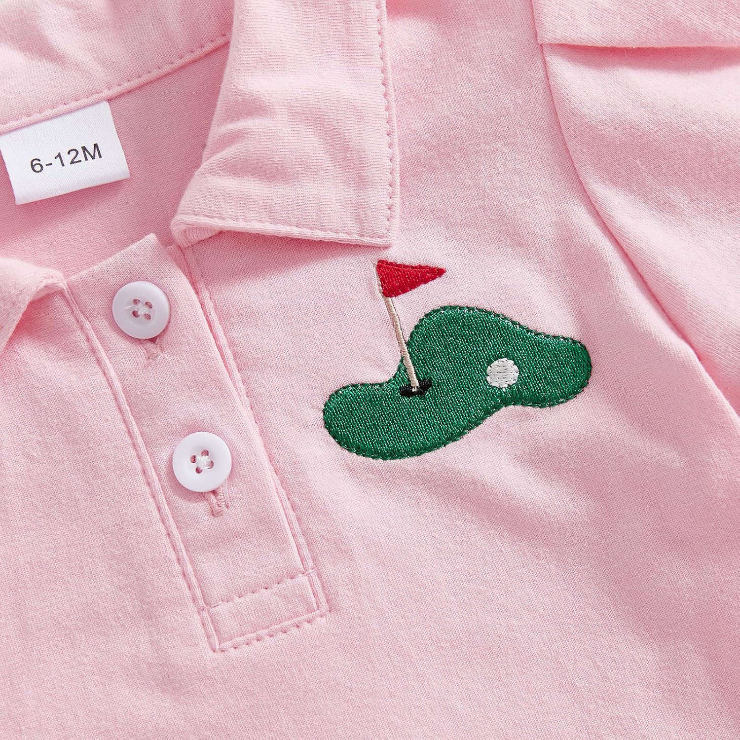 Toddler Baby Girl Golf Outfit Golf Embroidery Short Sleeve Golf Polo Dress Tennis A-Line Dress Sprots Summer Clothes