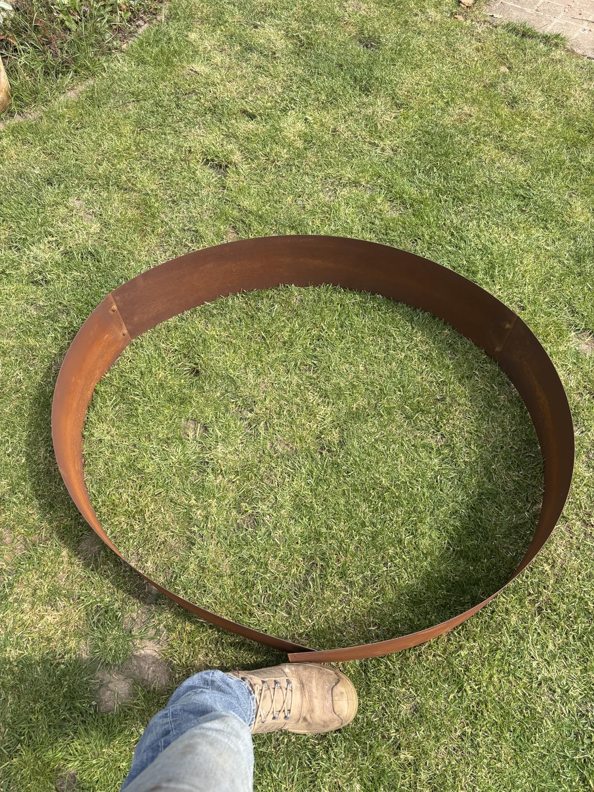 UNIGARDIA Plant Ring Made of Corten Steel, Diameter 40 cm, Height 20 cm ...