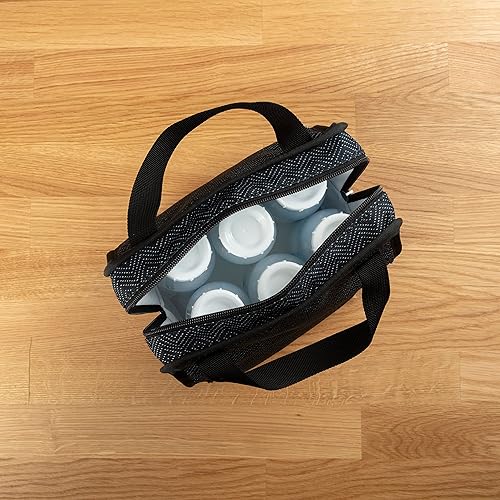 Miniatura 4 de Dr. Brown’s Bolsa de Transporte Plegable y Congelable para Biberones, Bolsa de Enfriador Esencial para Lactancia, Almacenamiento de Leche para 6