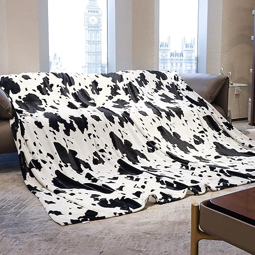 Miniatura 41 de Manta de forro polar azul para niñas de 50 x 60 pulgadas, suave, ligera, mullida para dormitorio, sofá, regalos de cumpleaños, manta decorativa cian