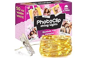 16-feet Mind-Glowing Photo Clips Fairy String Lights: A Must-Have Summer Accessory for Teens
