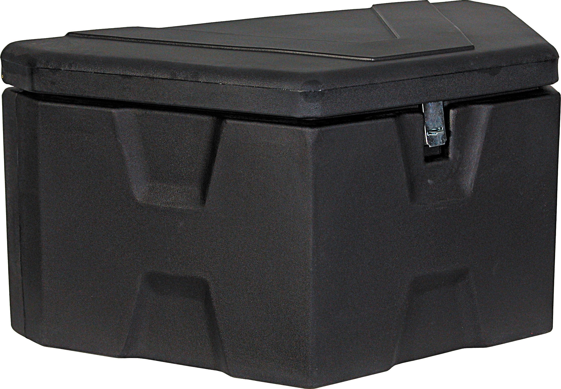 Buyers Products 1701680 Black Poly Trailer Tongue Truck Tool Cargo Storage Box, 19 x 36 x 17.5 Inch, Made In The USA, Trailer Tongue Box For Storage And Organization, Trailer Storage Box