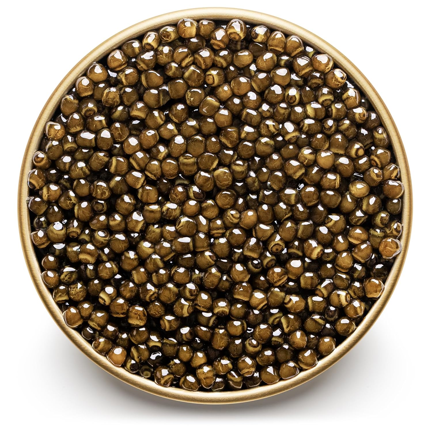MARKY'S Beluga Hybrid Imperial Black Caviar - 1 oz / 28 g - Premium (Huso Huso x Acipenser Baerii) Beluga Sturgeon Malossol Black Roe Caviar