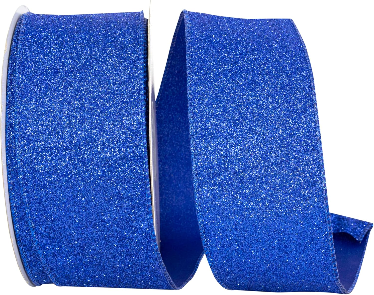 Reliant Ribbon 97896W-035-40F Glitter Lame Wired Edge Ribbon, 2-1/2 Inch X 10 Yards, Gold
