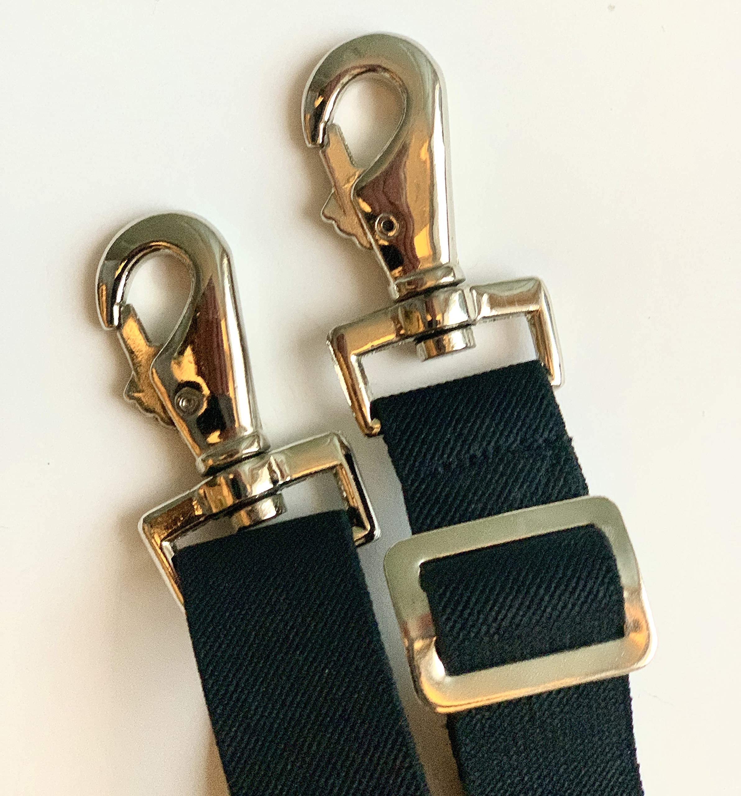 Majestic Ally Lot De 2 Sangles Élastiques Réglables Bleu Marine Pour Couverture De Cheval - Avec Boucles Pivotantes Solides