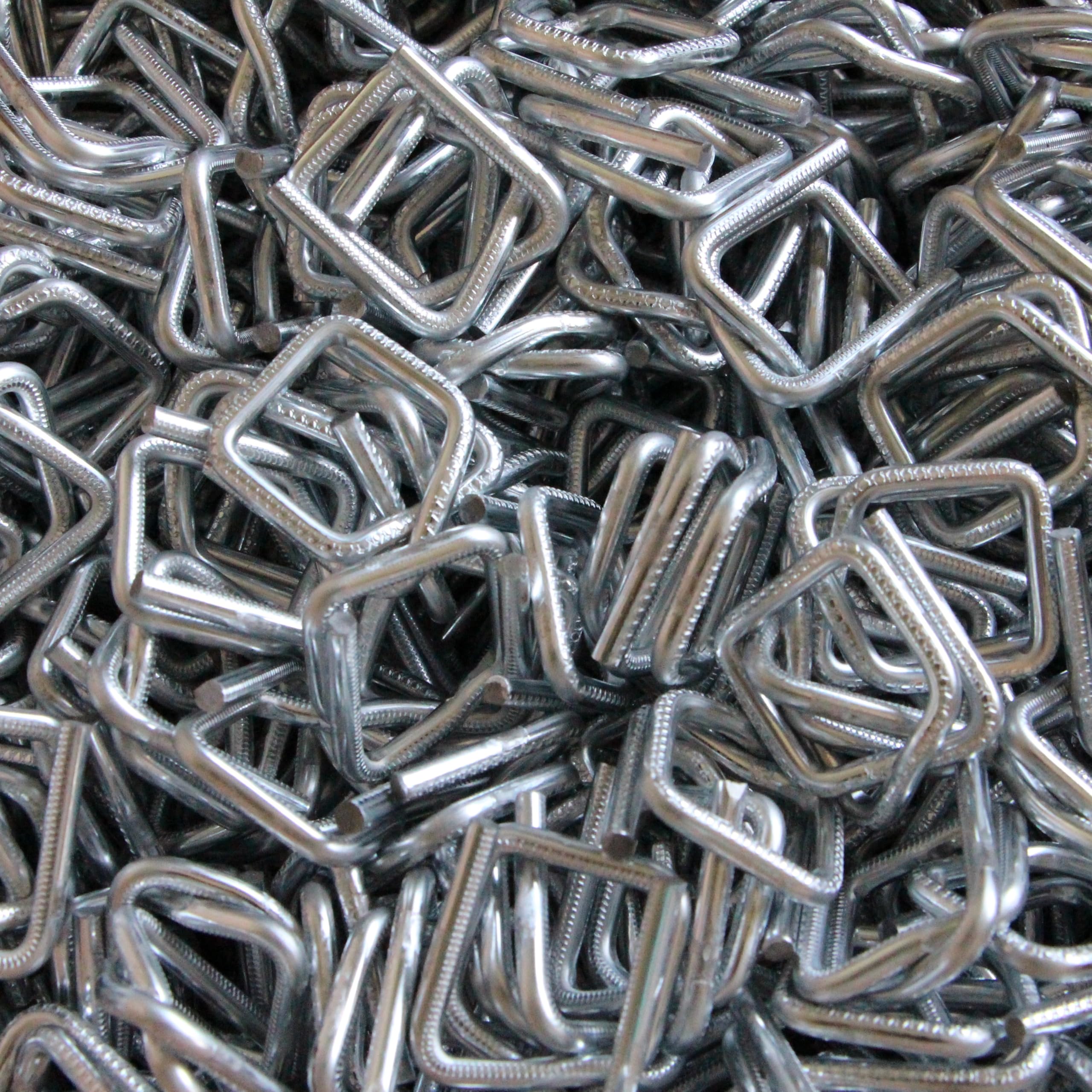 Drahtverschlussklemmen 16 mm – Set mit 1.000 Stück | Verzinkt & geprägt | 3,5 mm Drahtstärke | Für Umreifungsband & Gewebeband | Ideal für Palettensicherung & Stückgutversand