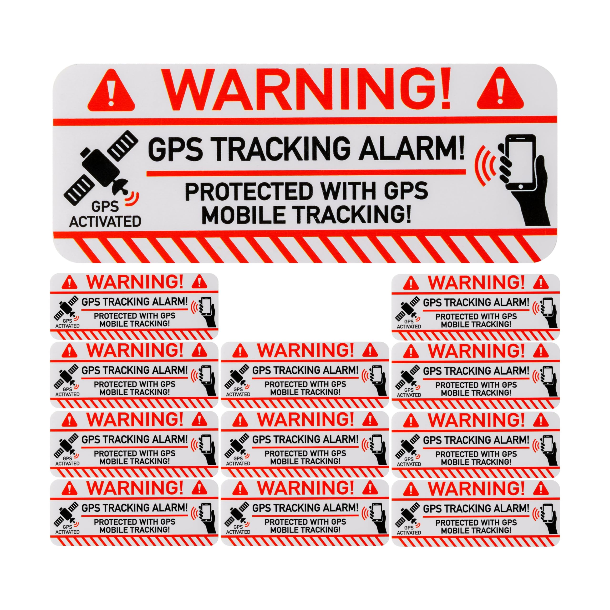 Adesivo Antiallarme VA25 90x45mm – Dissuasore GPS Tracking Per Auto E Impianti - Foto 4