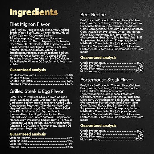 Miniatura 62 de CESAR - Comida húmeda y clásica para perros en un paquete variado de trocitos en salsa de receta de carne de res, filete miñón, pollo a la parrilla