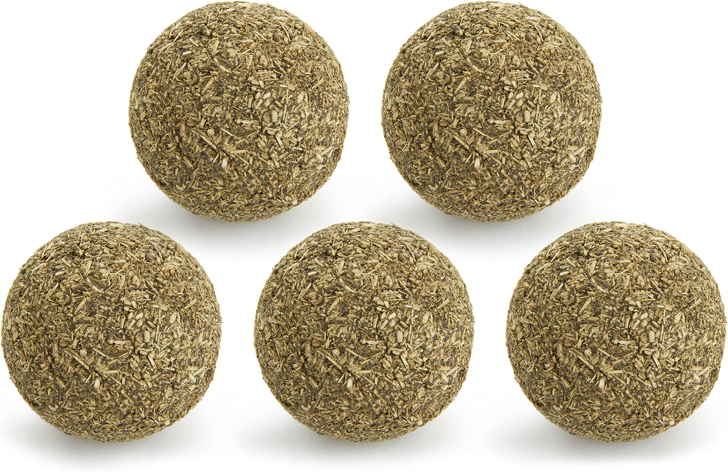 SmartyKat Catnip Kiss (Set of 5) Compressed Catnip Pure & Potent Catnip Ball Cat Toys Value Pack