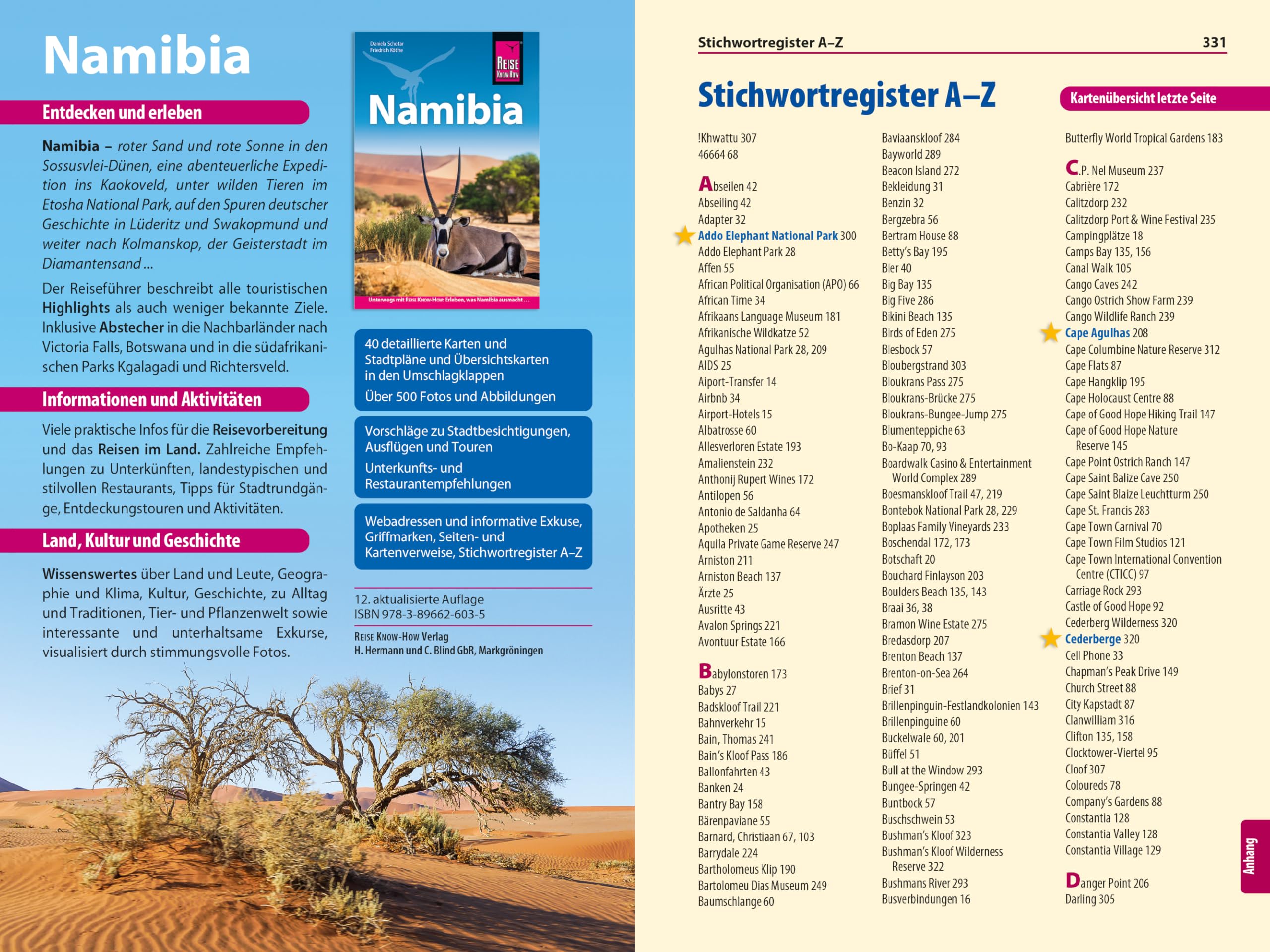 Reise Know-How Reiseführer Südafrika – Kapstadt, Garden Route & Winelands