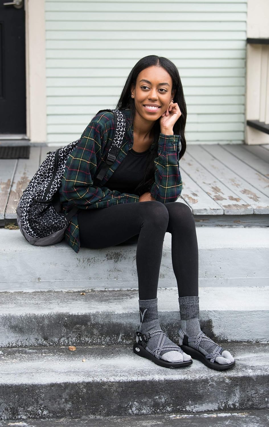 3 Pairs V-Toe Wool Flip-Flop Big Toe Tabi Socks Shoe Size: Men 8.5-10.5 Women 9-11.5 - Image 6