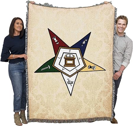 Pure Country Weavers Order of the Eastern Star Tapestry Throw - Thumbnail 2
