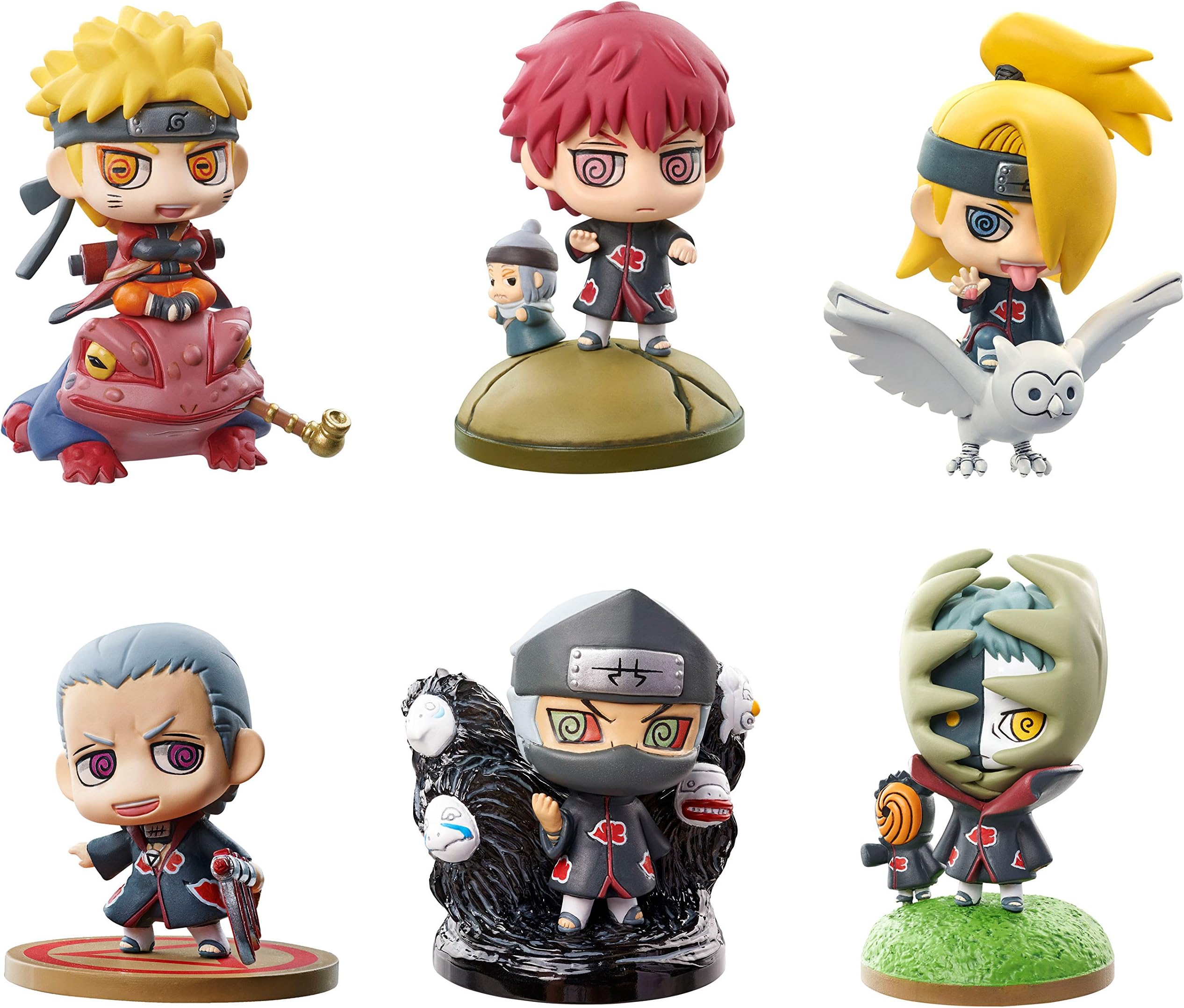 Megahouse Petit Chara Land - NARUTO Shippuden: Kuchiyose! Naruto to Akatsuki Hen Part.1 6Pack BOX