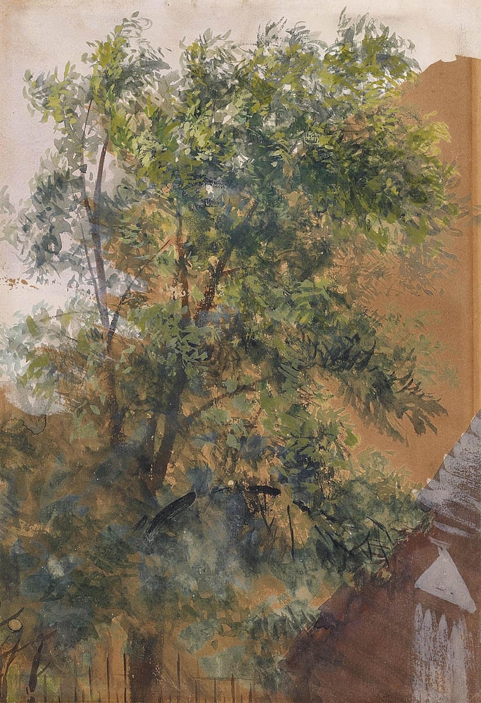 RZHRHJES Famous Painting Poster Art Canvas Print Retro Picture View from the studio window in the Marienstraße by Adolph Menzel Poster Wall Art for Office Decor 60x90cm