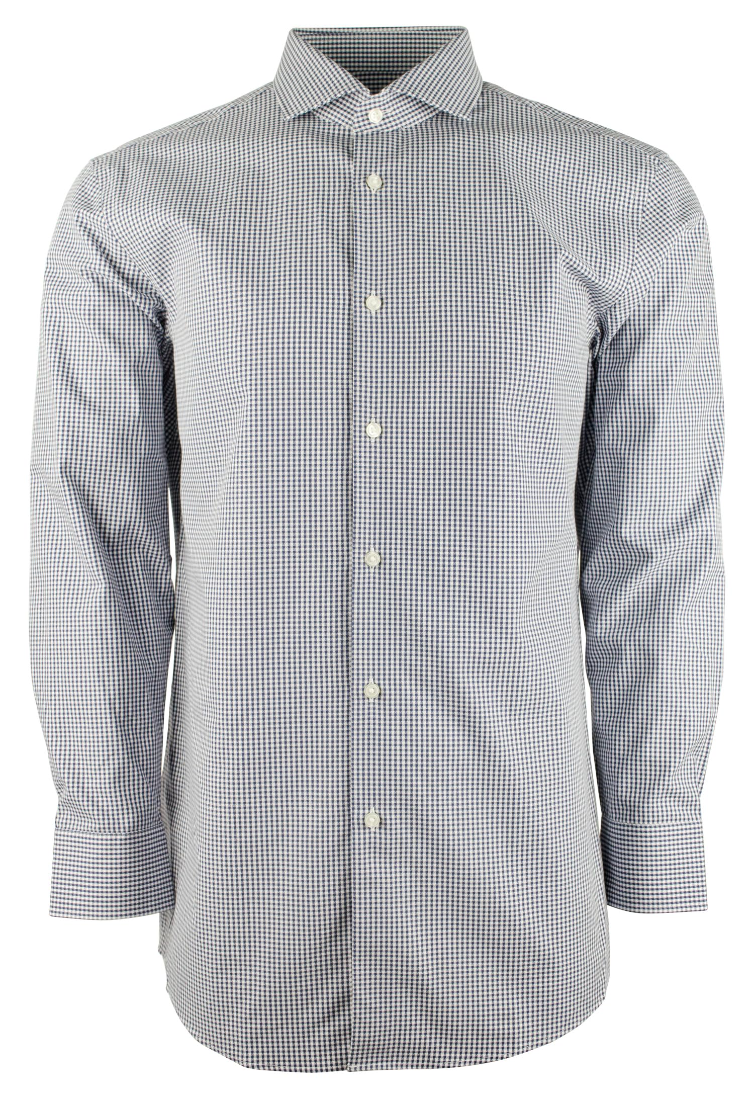 Hugo BossHugo Boss Men's Mark Sharp Fit Easy Iron Long Sleeve Shirt-DB-16-1/2 (32/33) Dark Blue