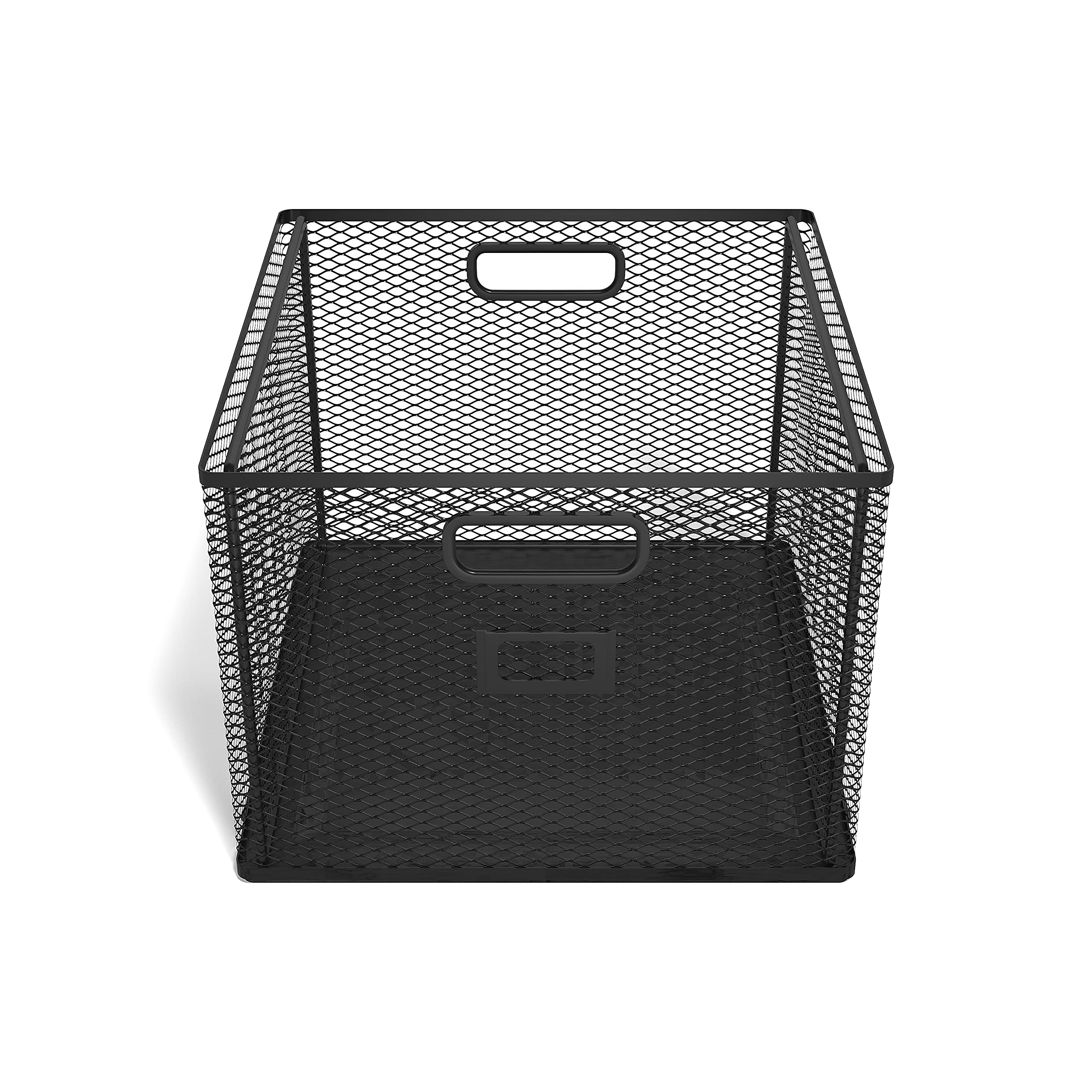 TRU RED Staples Wire Mesh File Organizer, Matte Black TR57549-CC
