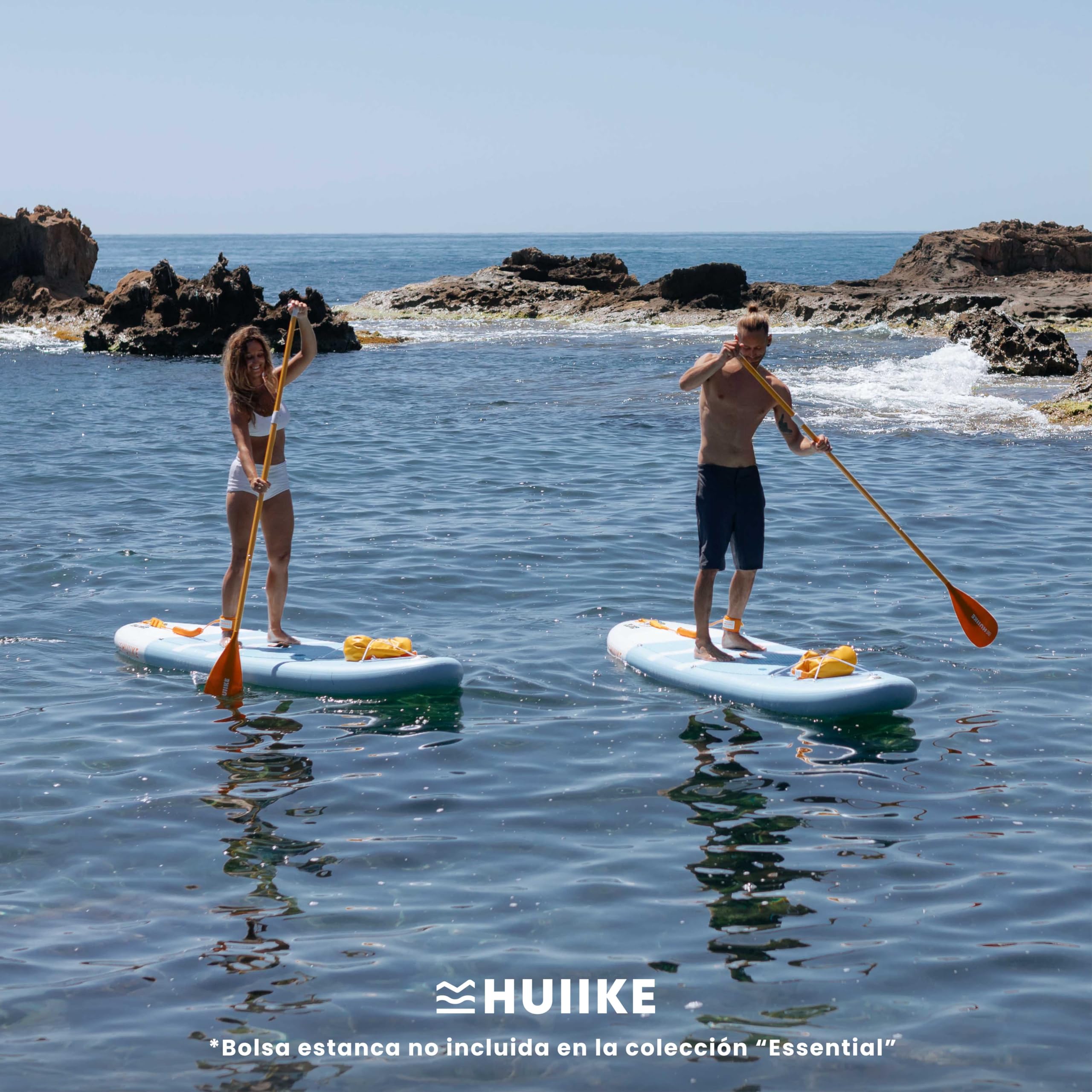 HUIIKE Tabla Paddle Surf Hinchable con Accesorios Incluidos, Remo, Quillas, Inflador. Stand Up Paddle Board Gran Estabilidad y Resistencia. 305 x 84 x 15 cm, Soporta hasta 130 kg — view 7