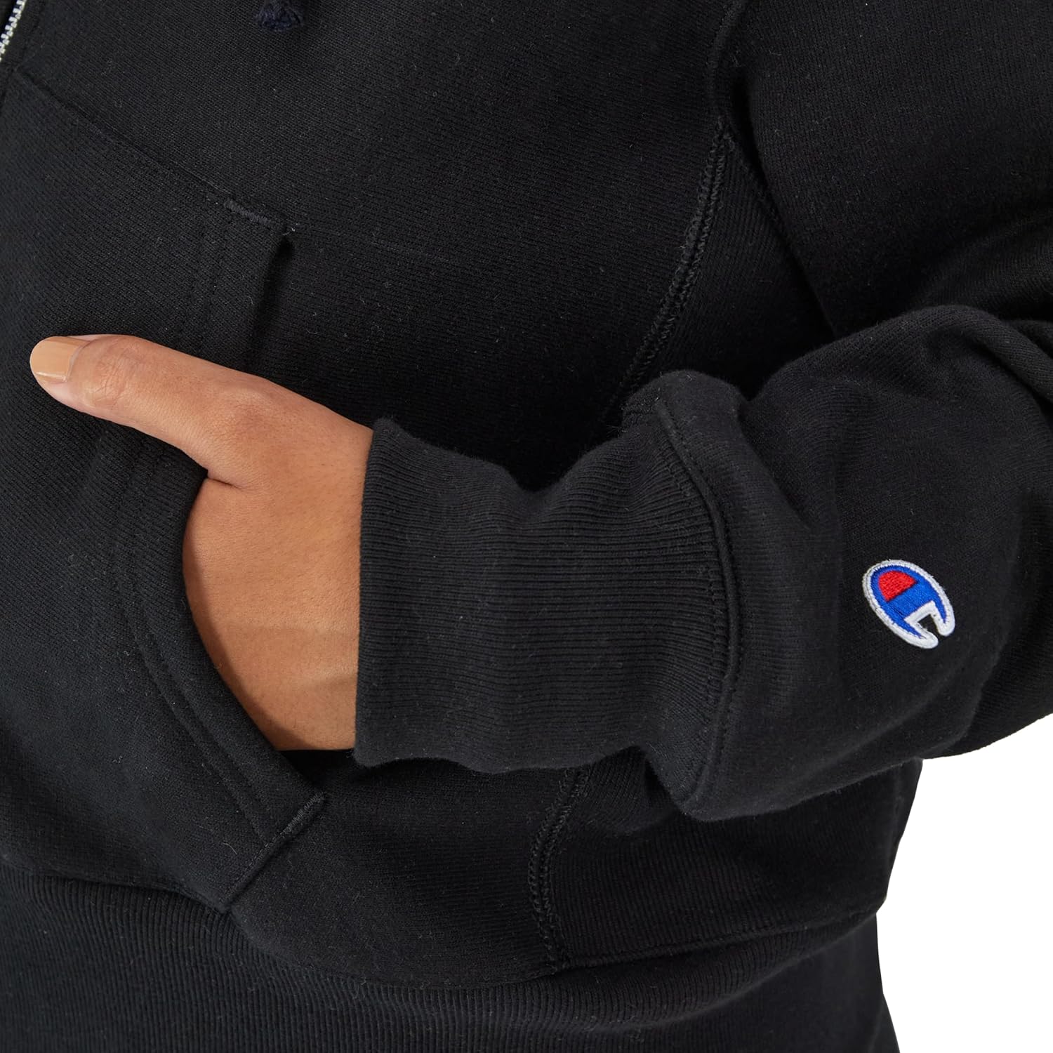 Champion womens Zip-up Hoodie, Reverse Weave, Fleece Hoodie for Women With Zipper - Image 4