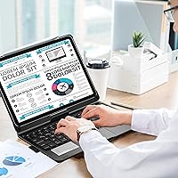 Vista 7 de Funda giratoria con teclado para Apple iPad Air de 11 pulgadas 2024 y iPad Pro de 11 pulgadas (4322 generación) y iPad Air de 5 4 generación funda