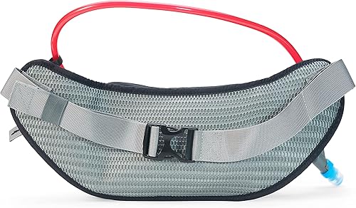 Miniatura 6 de USWE Zulo - Riñonera de hidratación con organizador y bolsillos laterales, cinturón de cadera sin rebote (2L, negro)