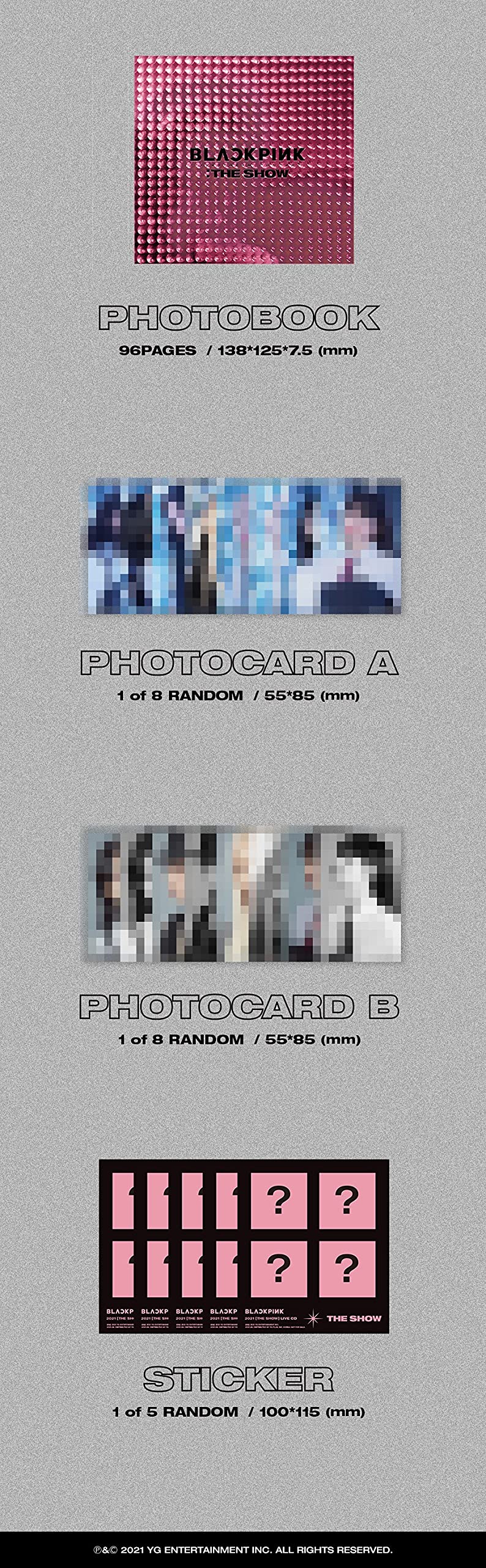 BLACKPINK - 2021 [THE SHOW] LIVE CD [Pre Order] 2CD+Photobook+