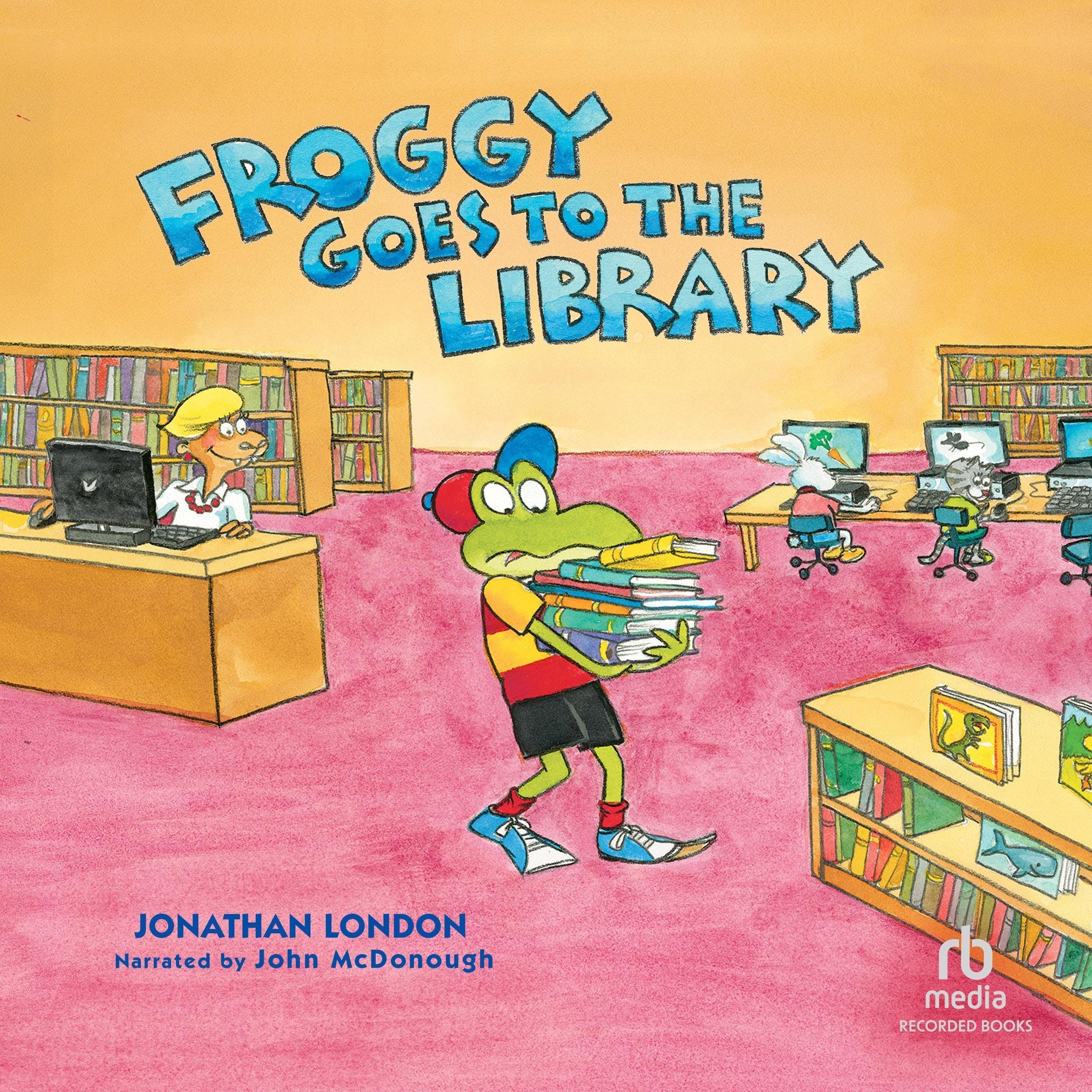 Cover art for Froggy Goes to the Library