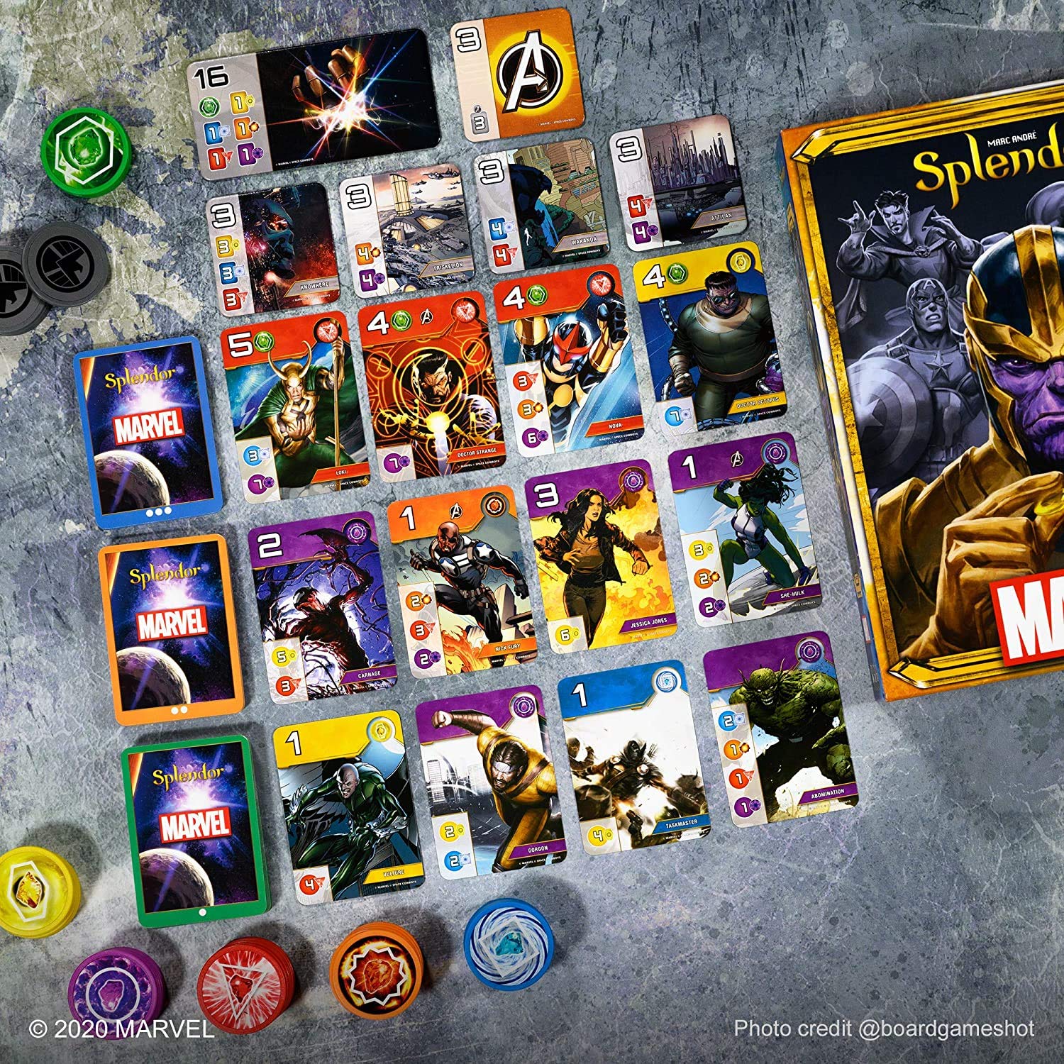 JUEGO DE MESA ASMODEE SPLENDOR MARVEL PEGI 10- versione spagnola