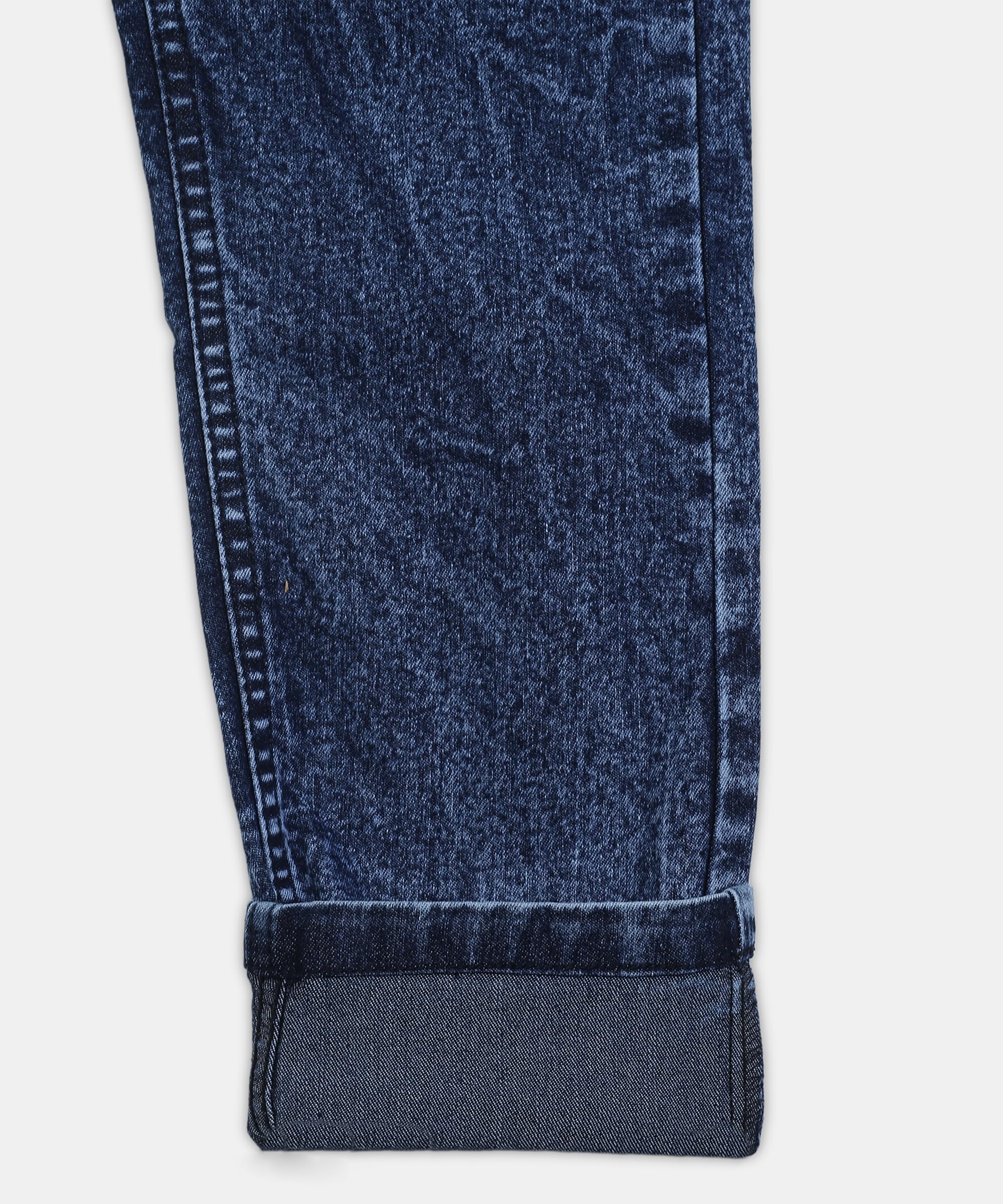 Urbano Juniors Boy's Blue Regular Fit Washed Denim Jeans Stretchable (junjeantowlboy-mblue-11-12) - Image 5 thumbnail