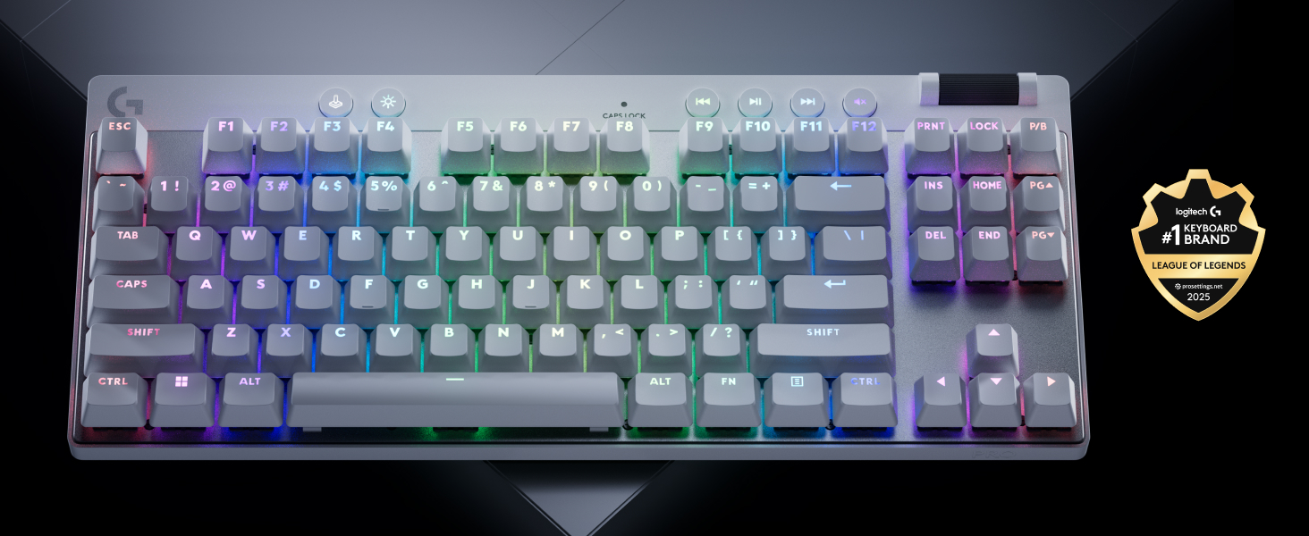 Logitech G PRO X TKL Rapid Tenkeyless Gaming Keyboard (Hall-Effect