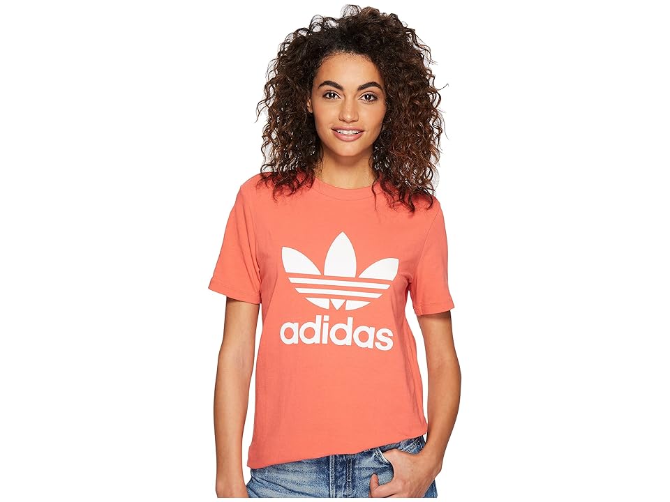 

adidas Originals Trefoil Tee (Trace Scarlet/White) Women's T Shirt