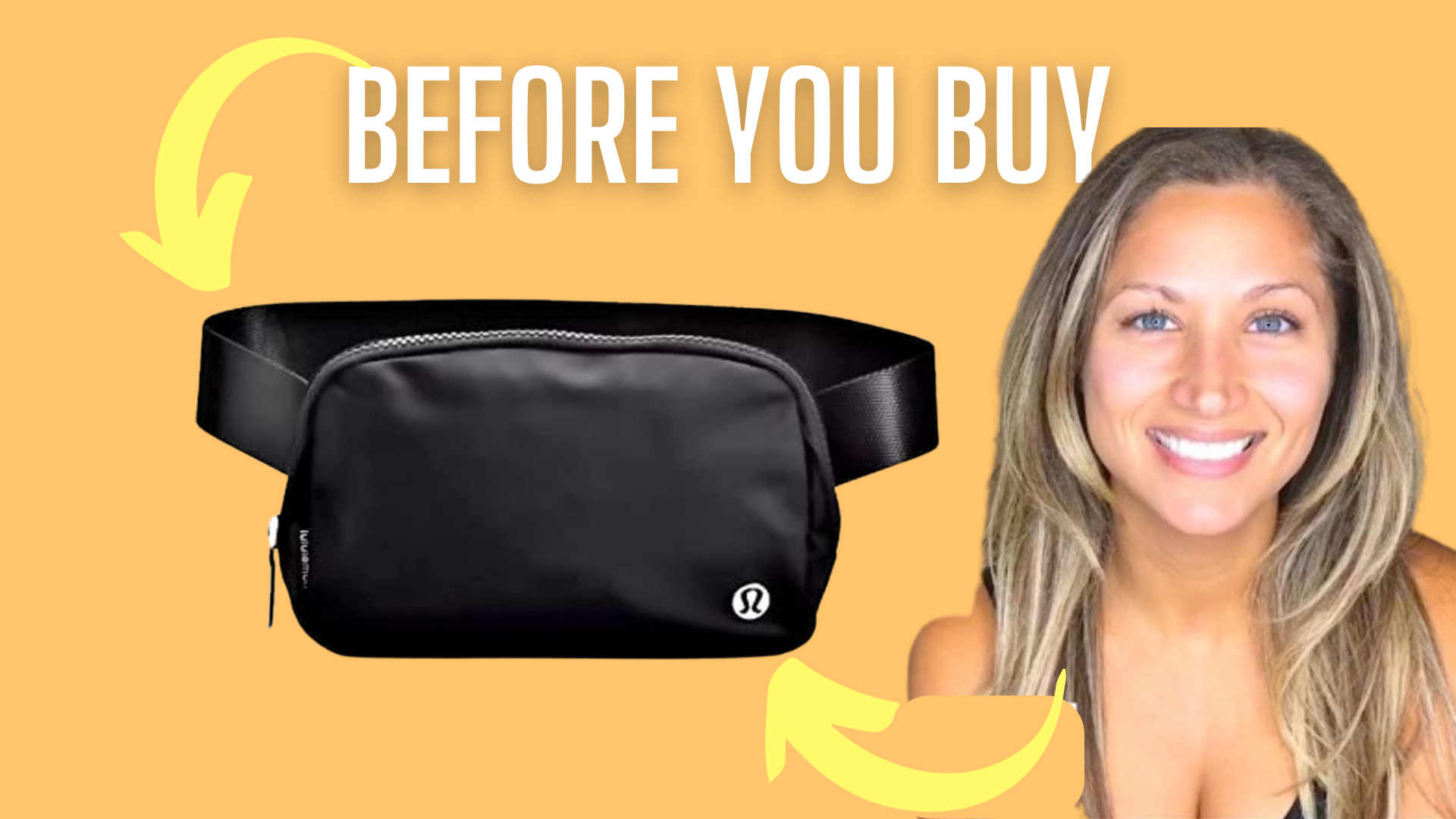lululemon athletica everywhere belt bag black Watch Honest Review Bag, on Amazon Live Interior Pockets Hold The Daiwa Baitcasting Reel 25 badge_new-colour Size:Large Extra Narrow