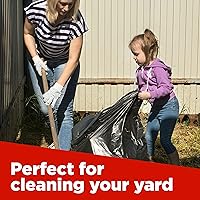 Vista 6 de Bolsas de basura de 65 galones para cubo, color negro, 50 bolsas por caja