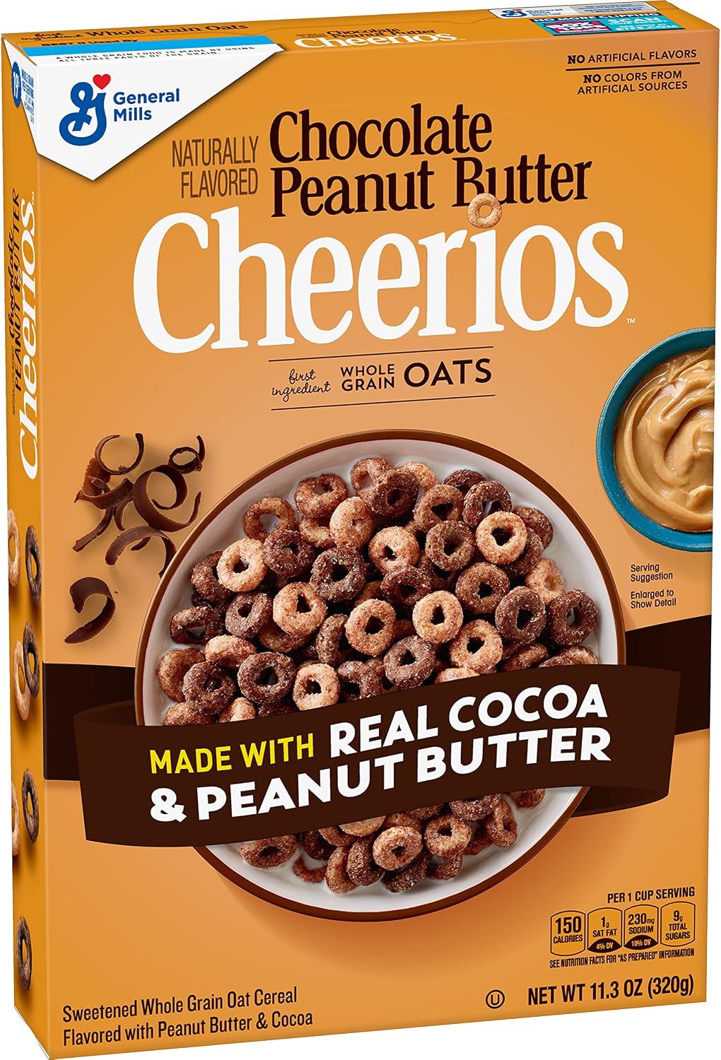 Cheerios Chocolate Peanut Butter Cereal, 11.3 oz