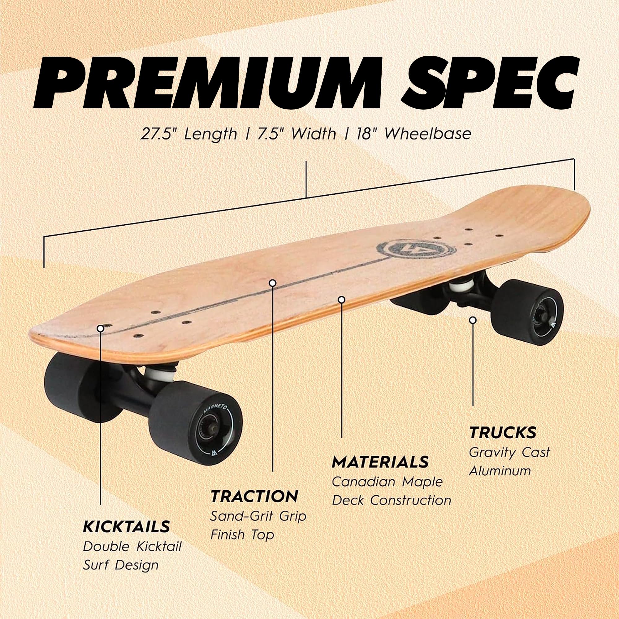 Mini Cruiser Skateboard Cruiser275 X 75Short