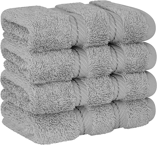 Miniatura 437 de American Soft Linen - Juego de 4 toallas de baño, 100% de algodón turco de 27 x 54 pulgadas, toallas de baño extragrandes, toallas para ducha