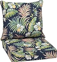 Vista 12 de Arden Selections Juego de cojines profundos para exteriores, 24 x 24 pulgadas, resistente al clima, a prueba de lluvia, resistente a la decoloración
