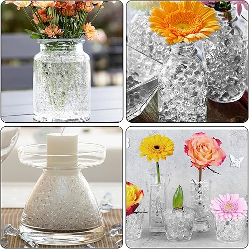 Miniatura 7 de Palonu Cuentas de gel de agua transparente para centro de mesa de boda, arreglo floral, fabricación de velas flotantes, decoración de Navidad