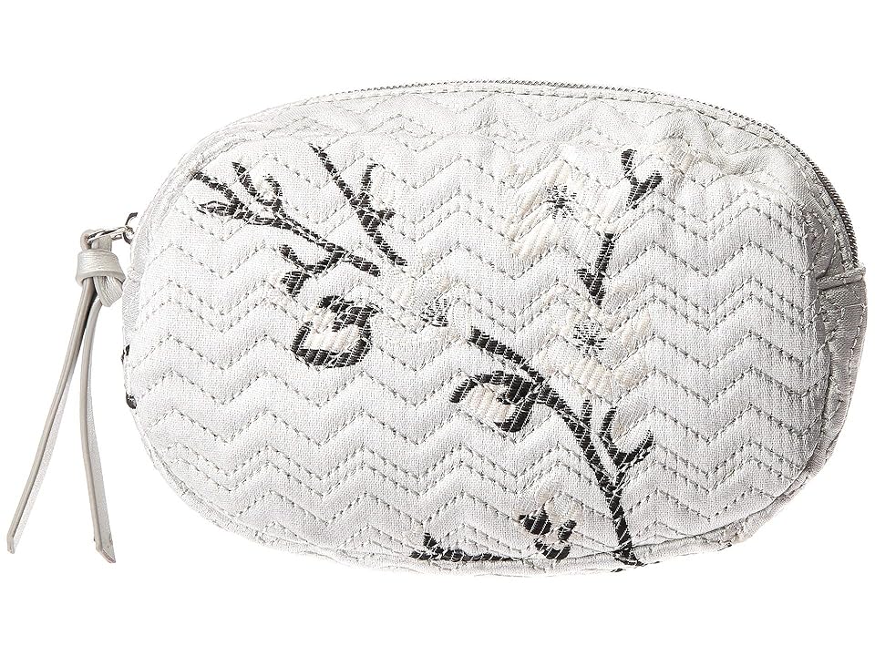 

T-Shirt & Jeans Urban Glam Quilted Belt Bag with Embroidery (Silver) Bags