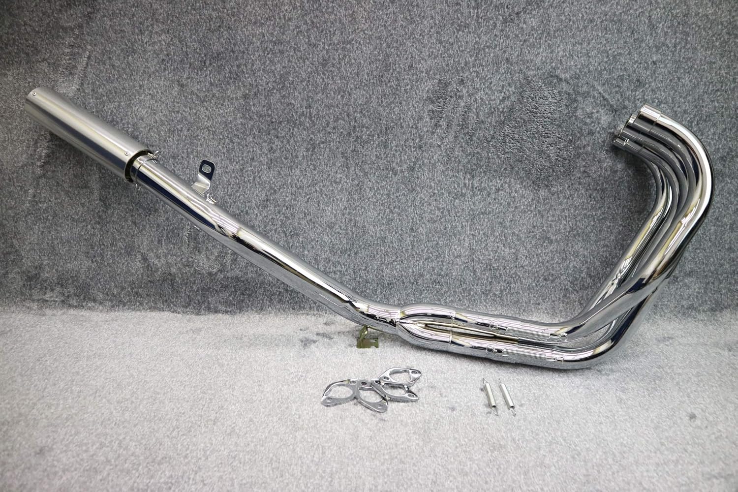 ZRXの黒鉄ガニマタ新品　フランジ付き！ワルツ機械と同じπ数で良い音♪音職人！ ZRXの黒鉄ガニマタ新品フランジ付き！ワルツ機械と同じπ数で良い