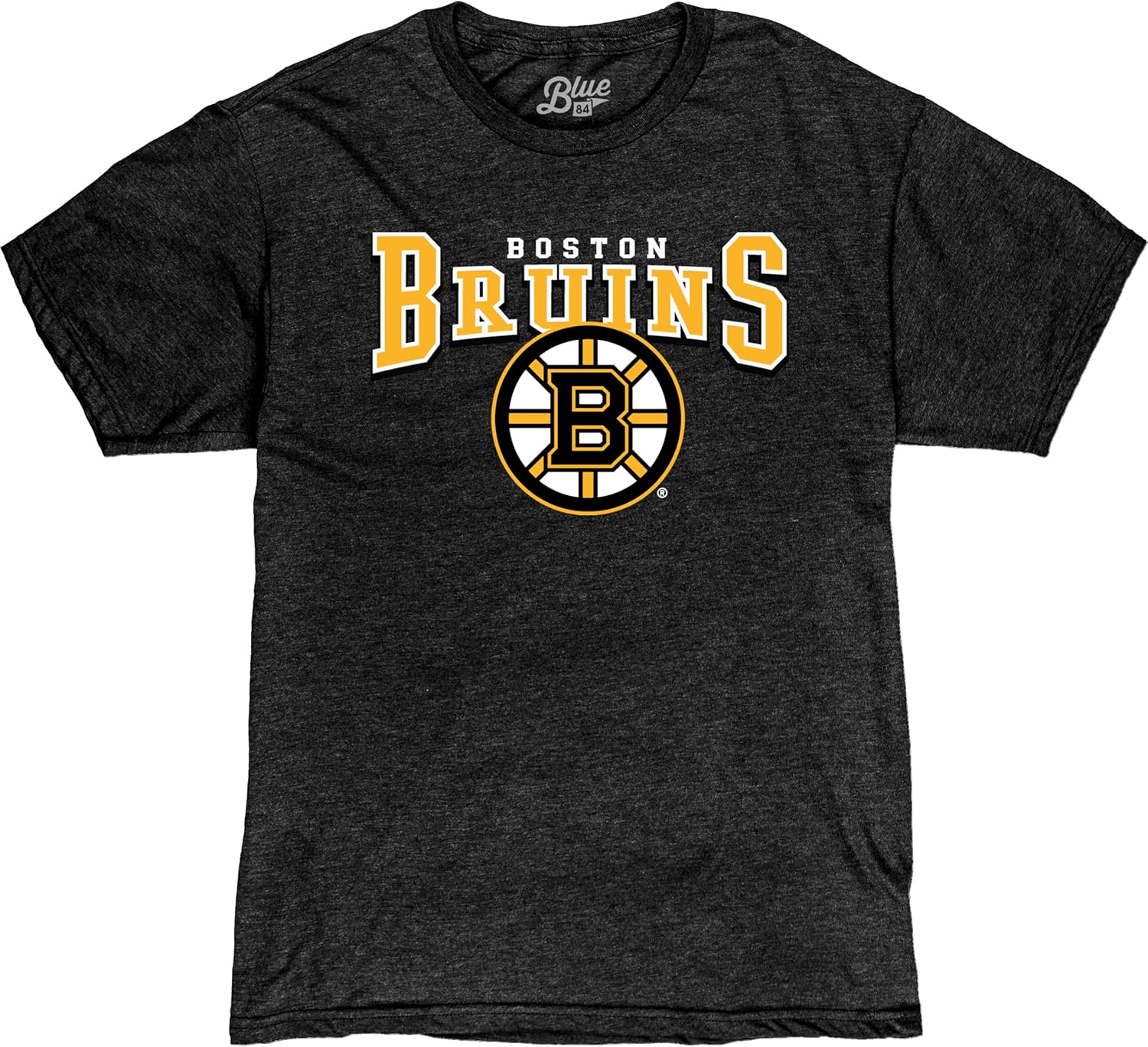 Blue 84 NHL Unisex-Adult NHL Officially Licensed T-Shirt Heathered Black - Image 2