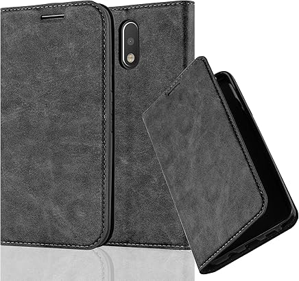 Cadorabo Funda Libro para Motorola Moto G4 / Moto G4 Plus en Negro Antracita ? Cubierta Protecc?on con Cierre Magn?tico, Tarjetero y Funci?n de Suporte ? Etui Case Cover Carcasa Cadorabo Funda Libro para Motorola Moto G4 / Moto G4 Plus en Negro Antracita ? Cubierta Protecc?on con Cierre Magn?tico, Tarjetero y Funci?n de Suporte ? Etui Case Cover Carcasa
