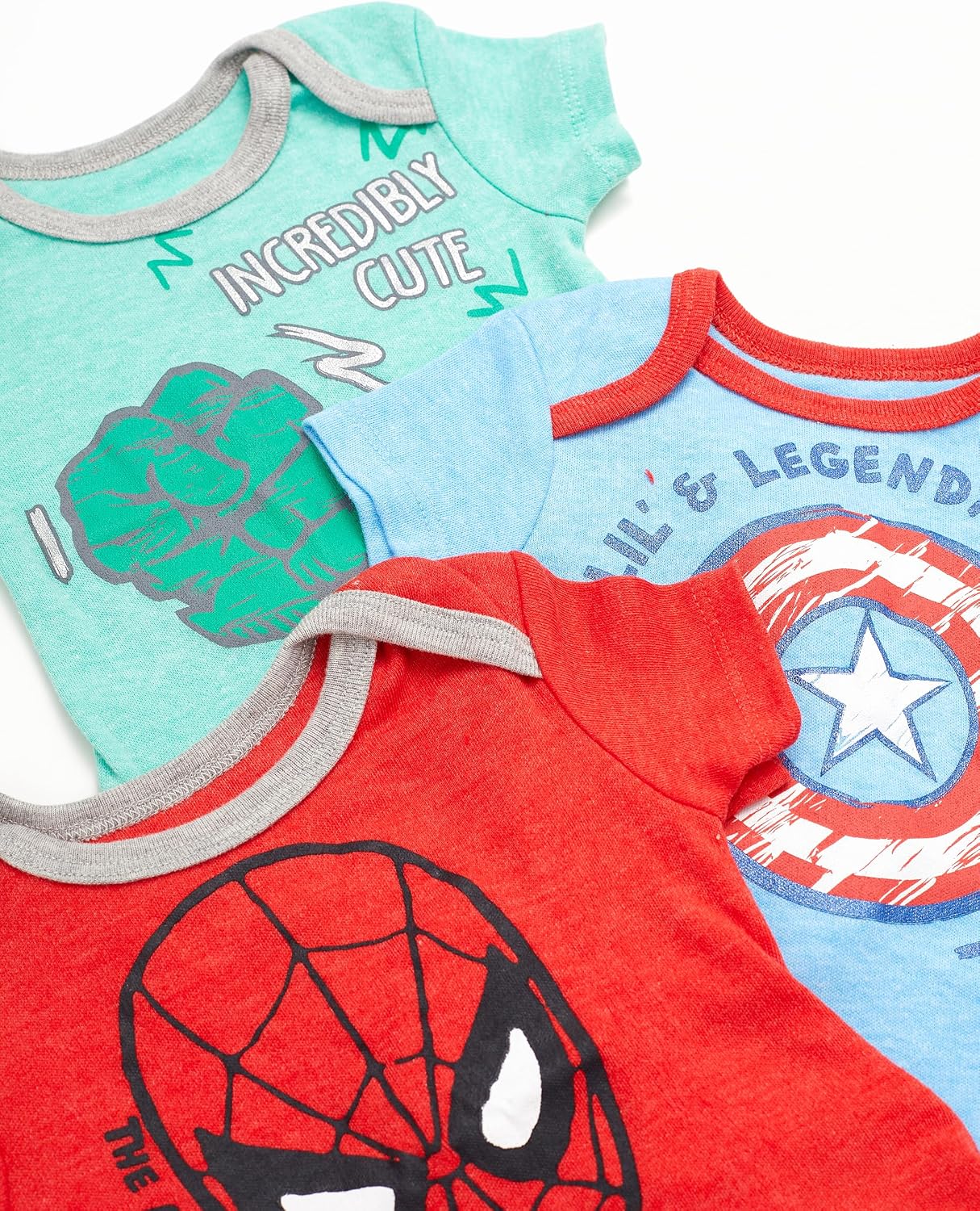 Marvel Baby Boys Bodysuit Three