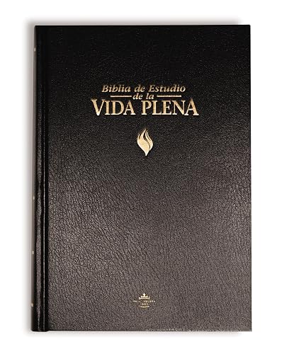 RVR60, Biblia de Estudio de la vida plena, Tapa Dura, Negro (Spanish Edition)