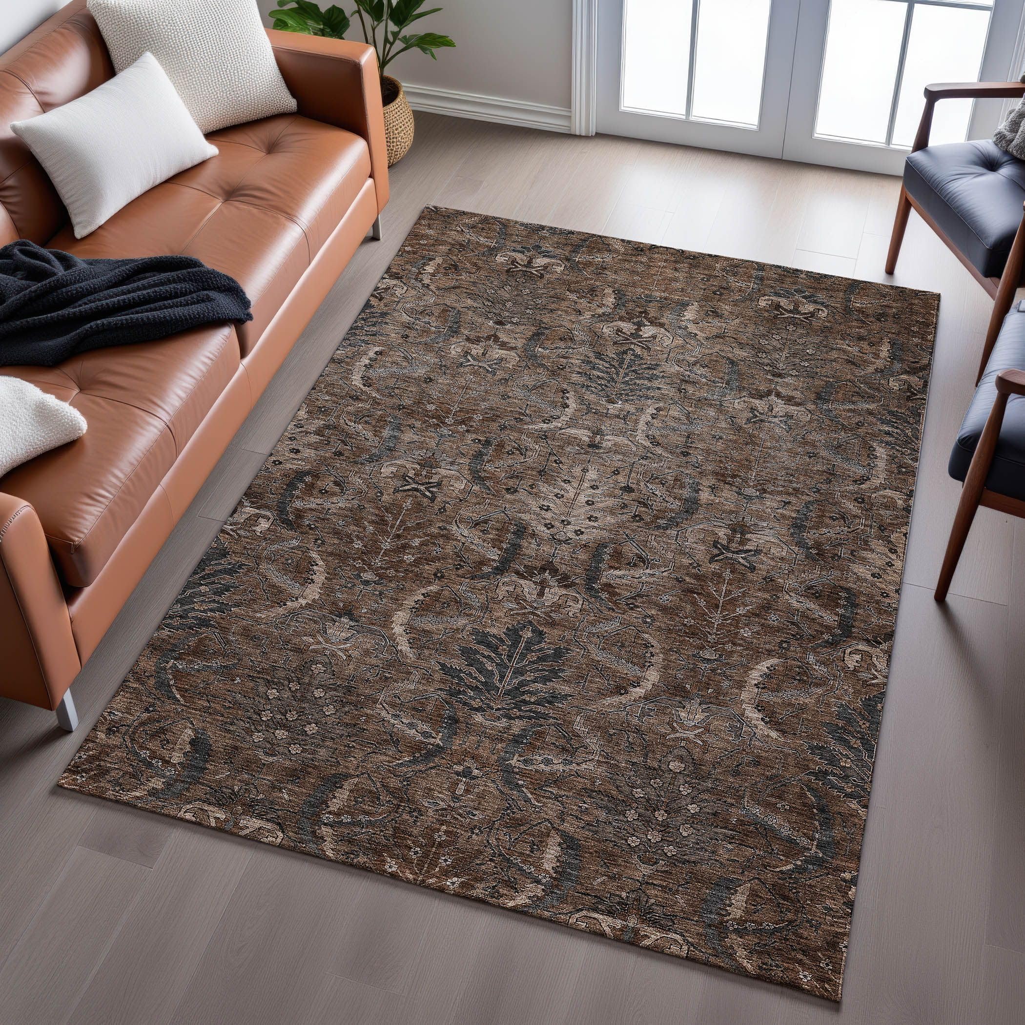 Amazon.com: Addison Rugs Mayfield AMF1082 Fudge 8' x 10' Indoor